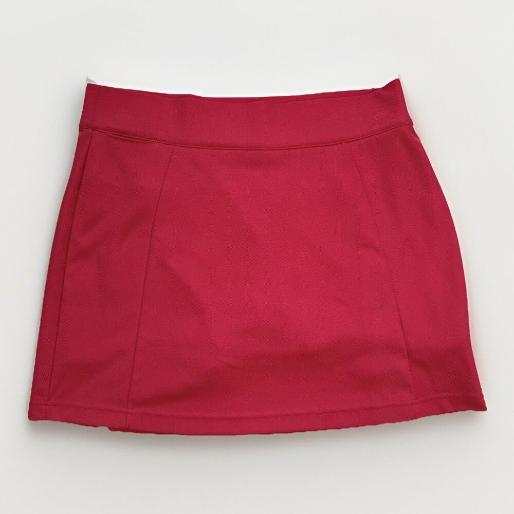 Adidas Golf ClimaCool Women's Pink Skort Athletic Mini Skirt Size 8 Hot Pink